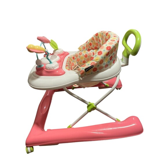 Baby Trend 4.0 Daisy Burst Activity Walker with Walk Behind Bar - Picture 5 of 7